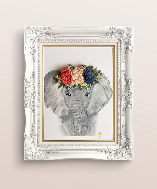 elephant 3D art