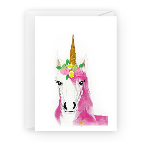 Floral unicorn