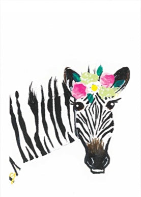 Floral zebra